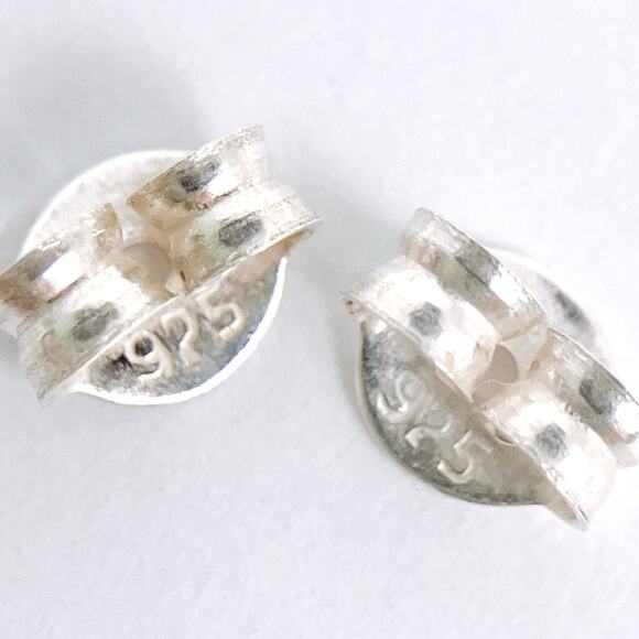 VTG Artisan Sterling Silver Swarovski Colorful Crystal Dangle Earrings Handmade - Picture 8 of 13